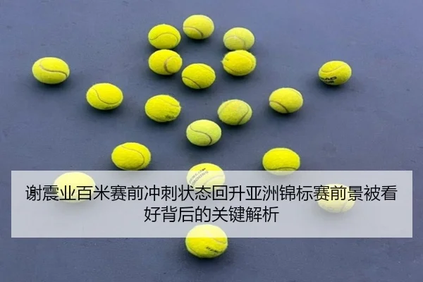 谢震业百米赛前冲刺状态回升亚洲锦标赛前景被看好背后的关键解析